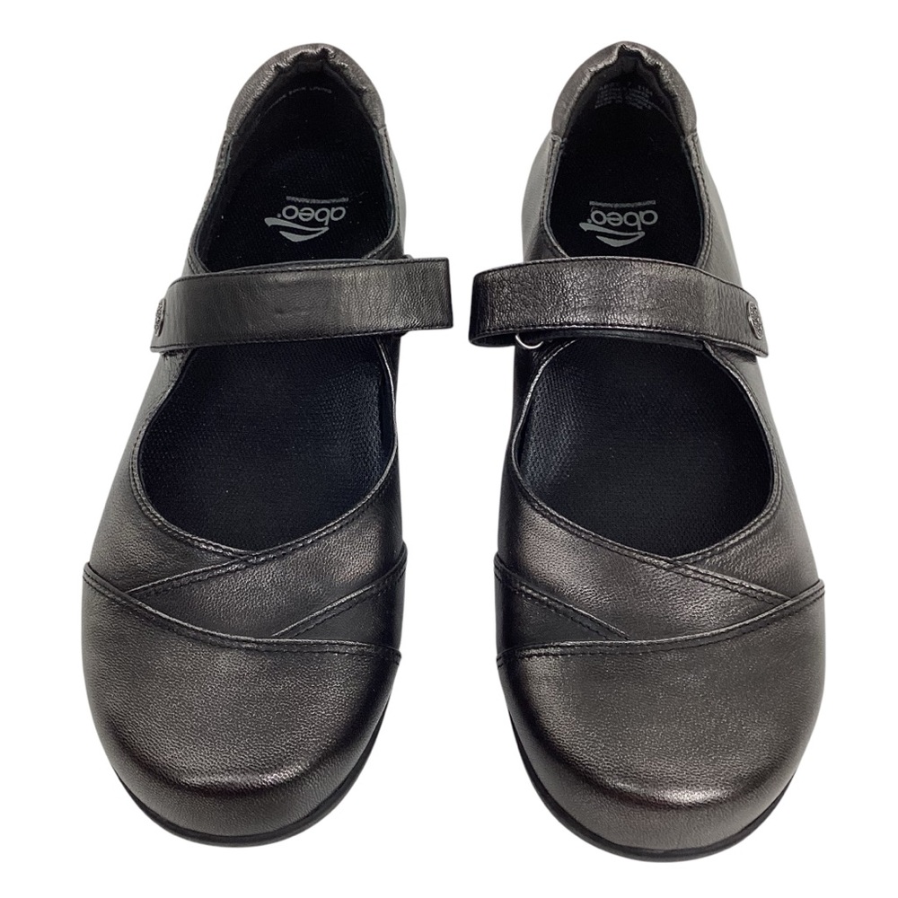 NWOT ABEO Abby Leather Mary Jane Shoe Black - Picture 2 of 13